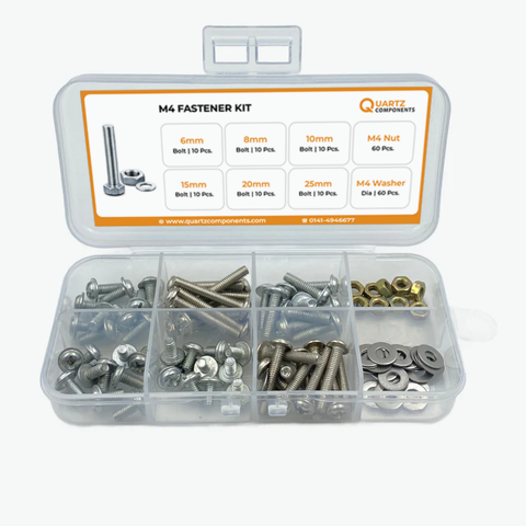 M4 Phillips head Assorted Fastening Kit from 6mm to 25mm - 180Pcs