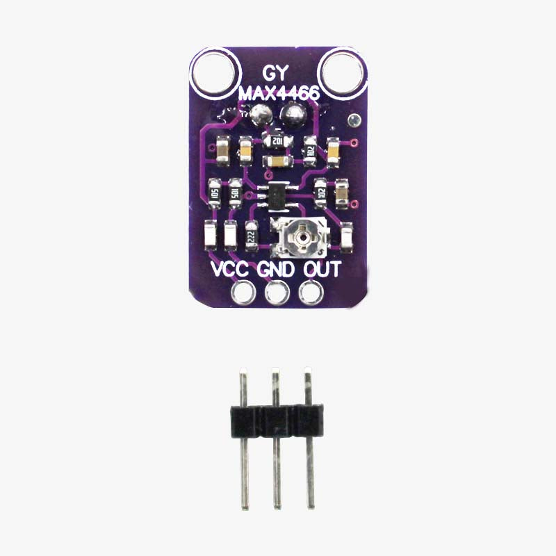 Hailege Lot De 2 Modules MAX4466 – Amplificateur Microphone Électret Gain Réglable Pour Arduino, 51 MCU