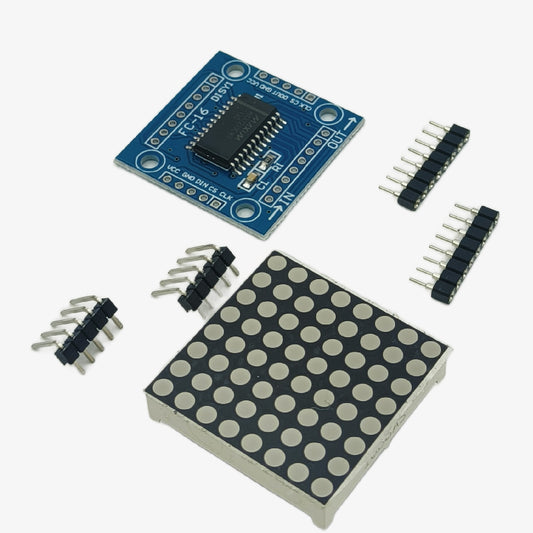 MAX7219 8x8 Dot Matrix Module Microcontroller Module DIY KIT