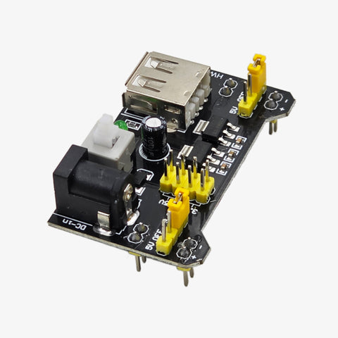 MB102 Colored Breadboard with Power Supply Module Combo