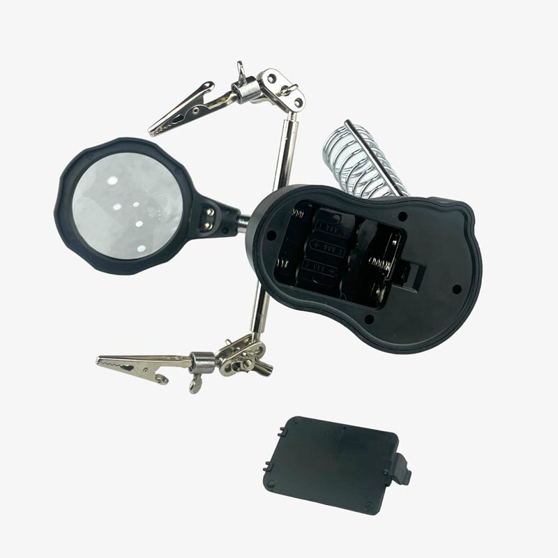 MG16126 Helping Hand for PCB with Multifunctional Magnifier