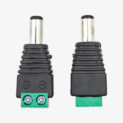 Male DC Adapter with Screw Terminal