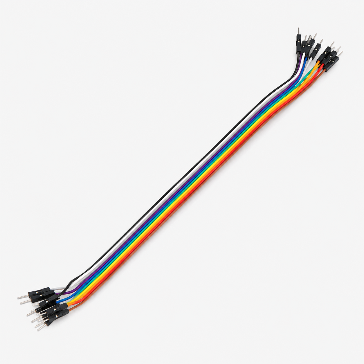 Male to Male Connecting Wires / Jumper Wires - 30cm (Set of 10)