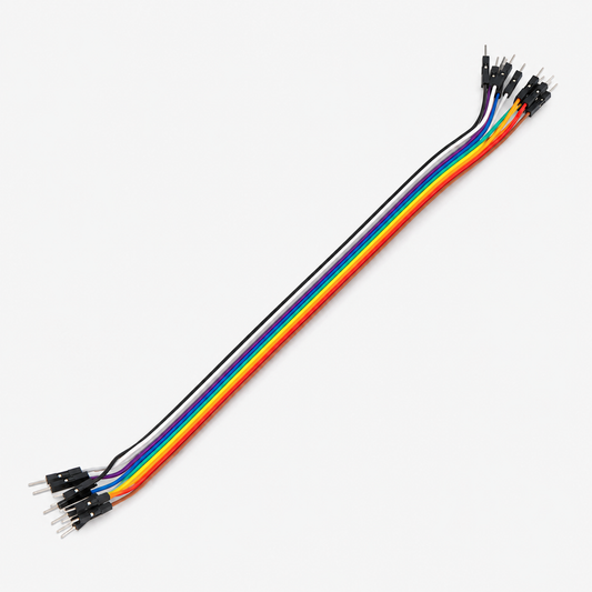 Male to Male Connecting Wires / Jumper Wires - 30cm (Set of 10)