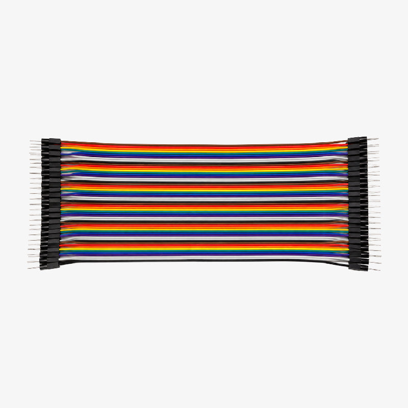 Male to Male Connecting Wires / Jumper Wires - 30cm (Set of 40)