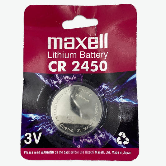 Maxell CR2450 Lithium Battery 3V Coin Cell