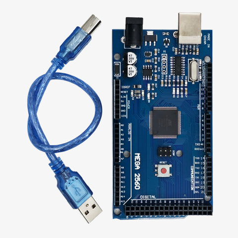 Arduino Mega 2560 R3 with USB Programming Cable Combo