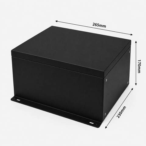 Metal Battery Box Enclosure for Lithium Battery Pack (265 x 230 x 170mm)