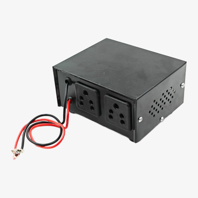 12V DC to 220V AC Converter - 200W with Overload Protection Light