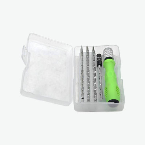 Mini Screwdriver Set with Magnetic Extension Rod and 30 Interchangeable Multipurpose Bits