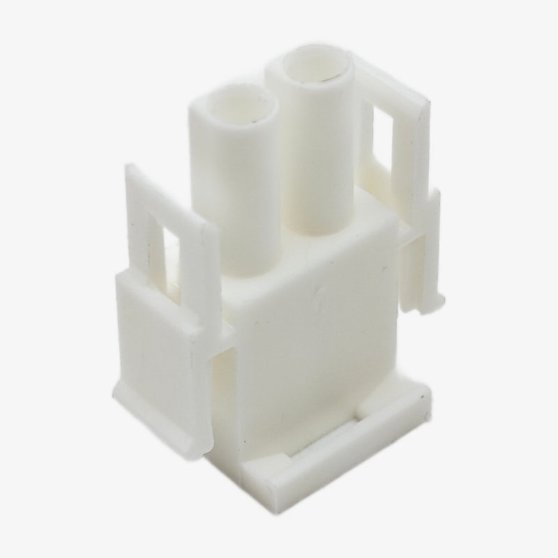 Molex 2.13mm Diameter MLX Power Crimp Housing Plug (2 Circuit) with MLX Male Crimp Terminal Set