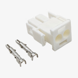 Molex 2.13mm Diameter MLX Power Crimp Housing Plug (2 Circuit) with MLX Male Crimp Terminal Set