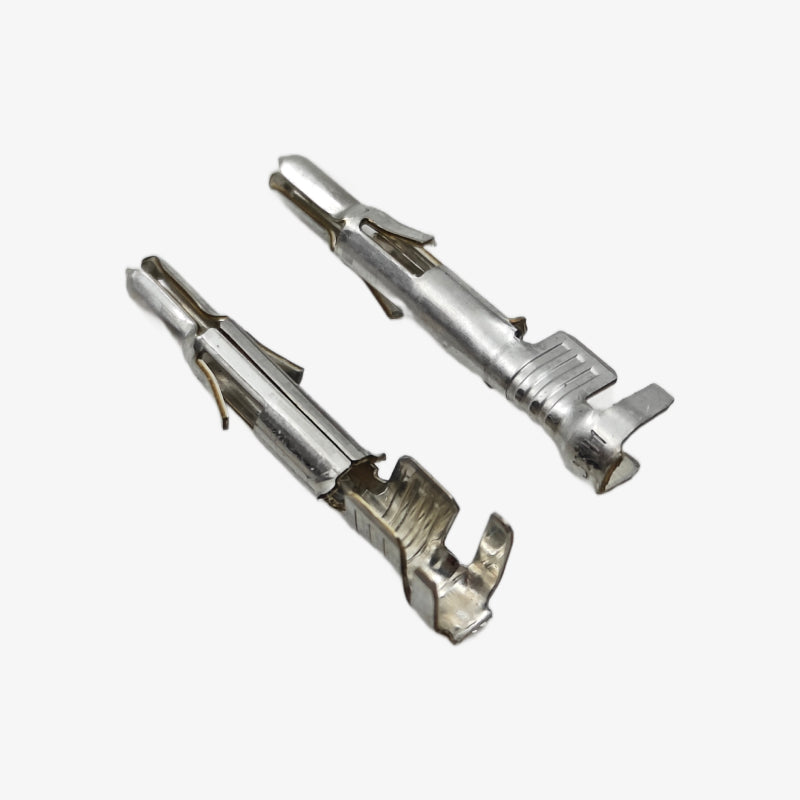 Molex 2.13mm Diameter MLX Power Crimp Housing Plug (2 Circuit) with MLX Male Crimp Terminal Set