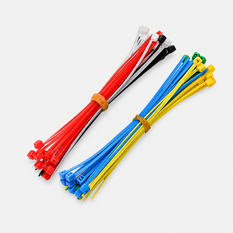Multicolor nylon tie set 1.9x100 mm