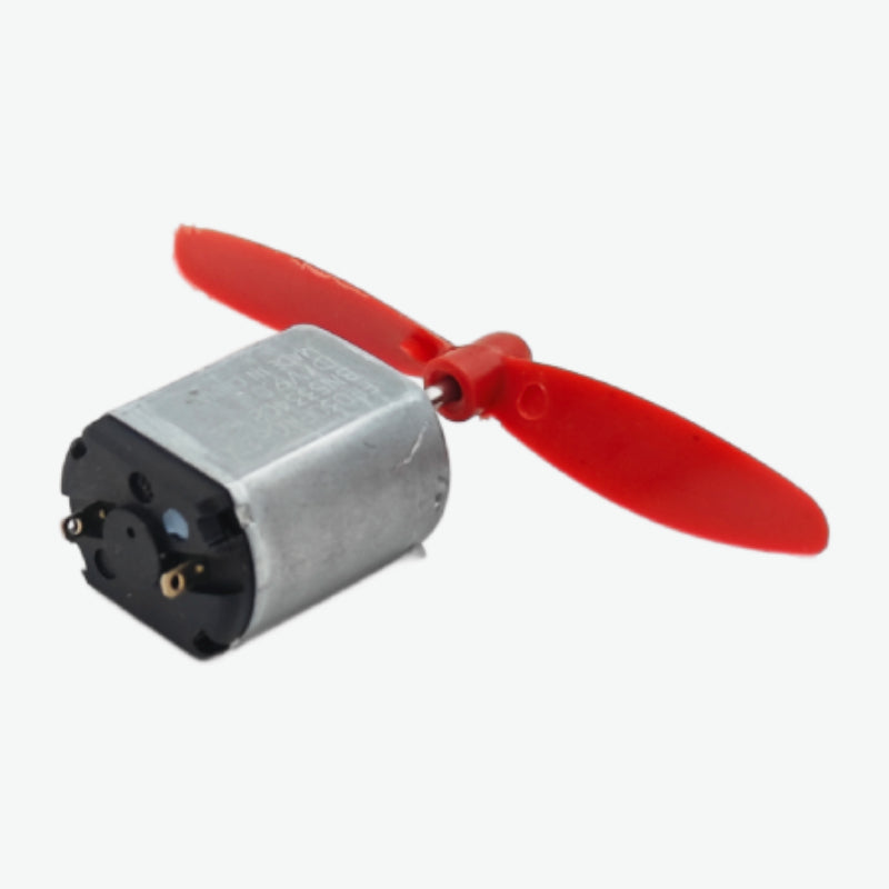 N30 DC Motor with Propeller Blade - 3V to 9V High-Speed Mini Fan Motor