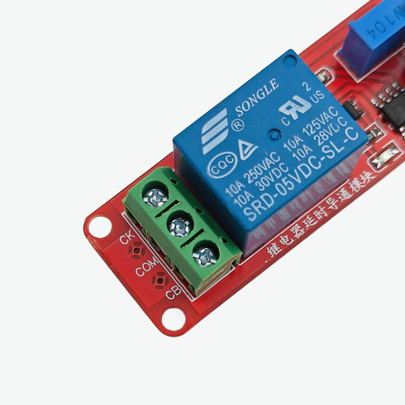 NE555 Delay Timer Switch Adjustable 0-10s 5V Relay Module ...