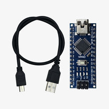 Load image into Gallery viewer, Nano R3 CH340 Chip Development Board With USB Mini Cable - Compatible with Arduino - Soldered