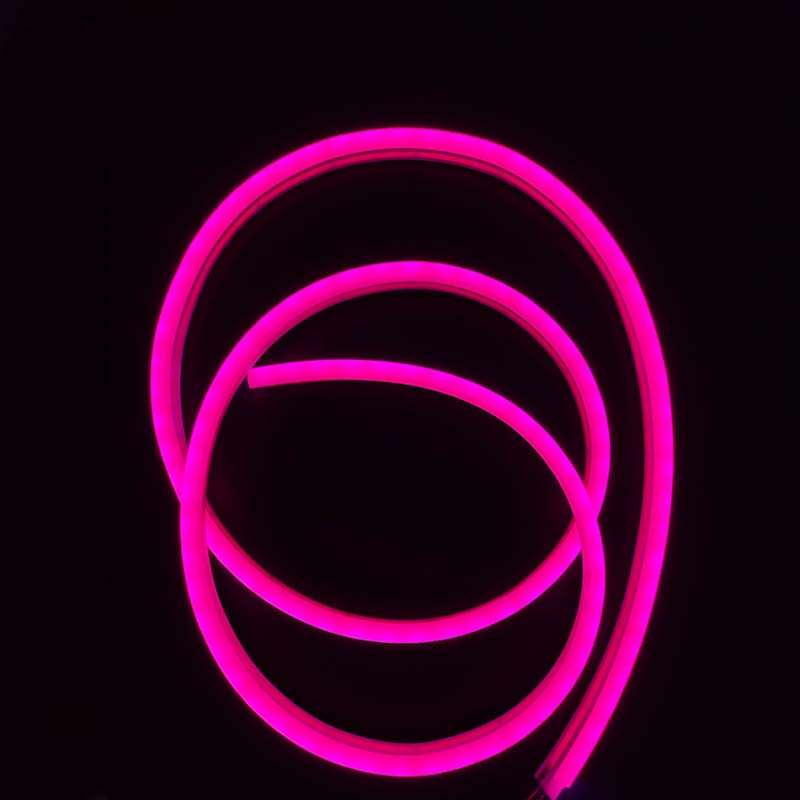 Pink Color Neon Flexible Strip Light 12V DC Waterproof LEDl