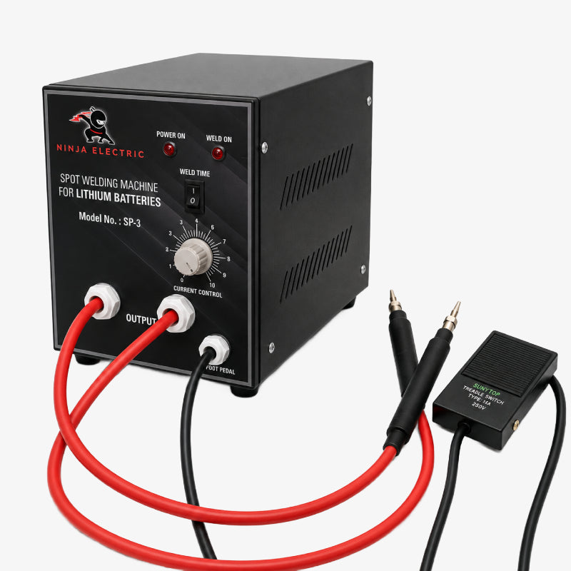 3KVA SP-3 Lithium Cell Spot Welding Machine for Battery Pack - Includes Double Pen and Pedal