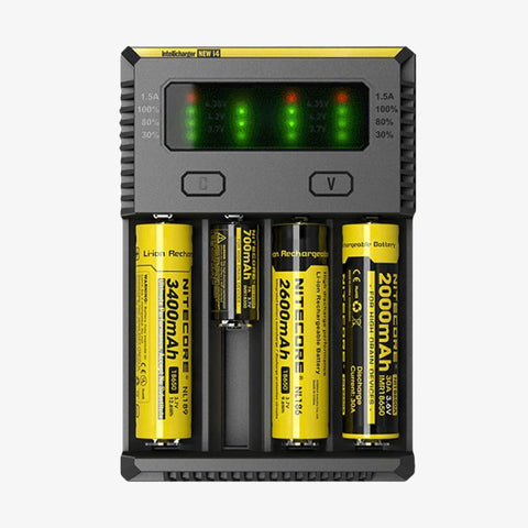 Nitecore New i4 1500mA Intelligent USB-C Four-Slot Automatic Super Charger
