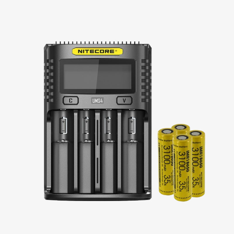 Nitecore UMS4 3A 4000mA Intelligent USB-C Four-Slot Super Charger