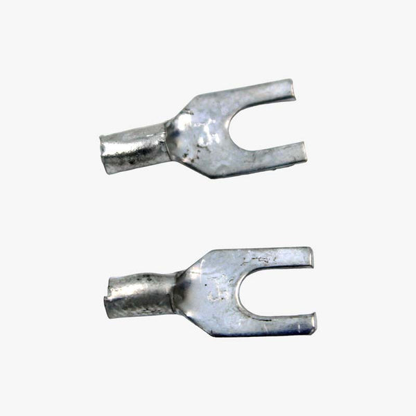 Non-Insulated Y-Spade Fork Terminal / Lugs Copper (1.5mm) - Pack Of 2