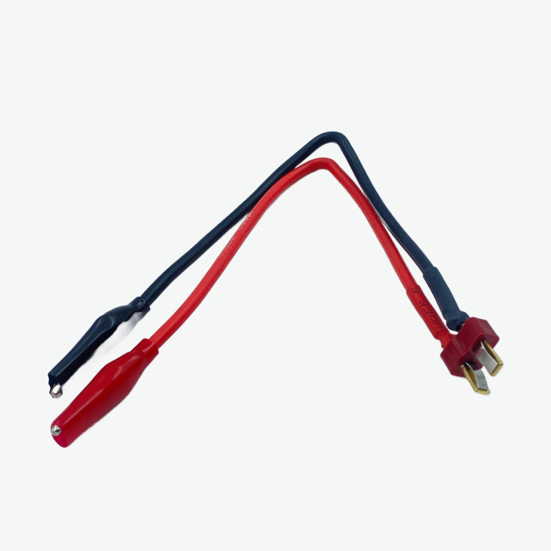 Nylon T-Connector Male to Alligator/Crocodile Connector 