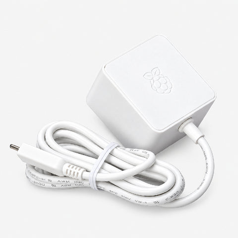 Official Raspberry Pi Pi3/Pi3B+ Micro USB 12.75W Power Supply (White)