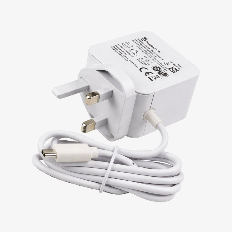 Official 27W USB-C PD Power Supply for Raspberry Pi 5