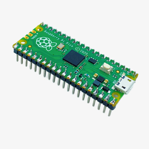 Official Raspberry Pi Pico Microcontroller Board with Pre-Soldered Header Pins