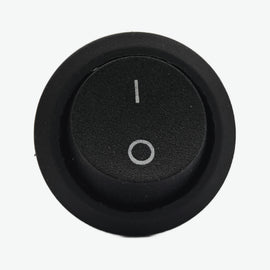 On-Off Round Rocker Switch - 6A 250V