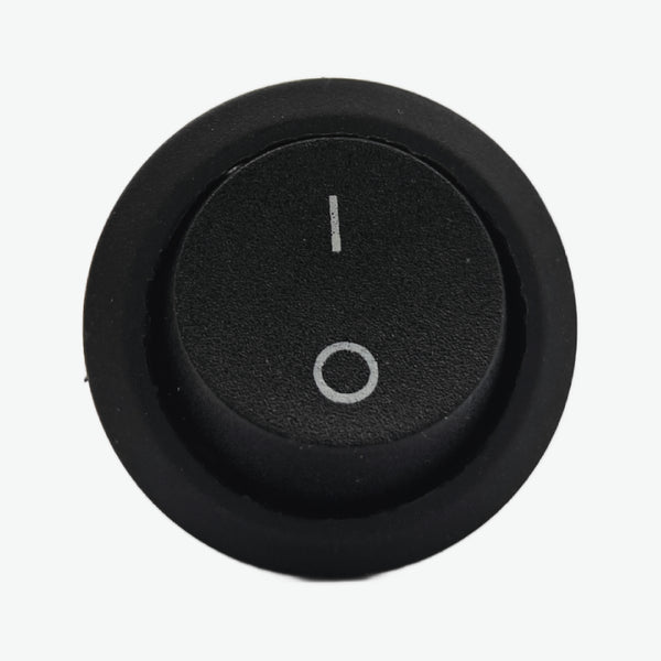 On-Off Round Rocker Switch - 6A 250V