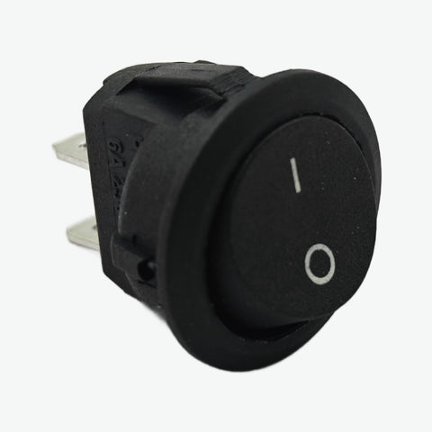 On-Off Round Rocker Switch - 6A 250V