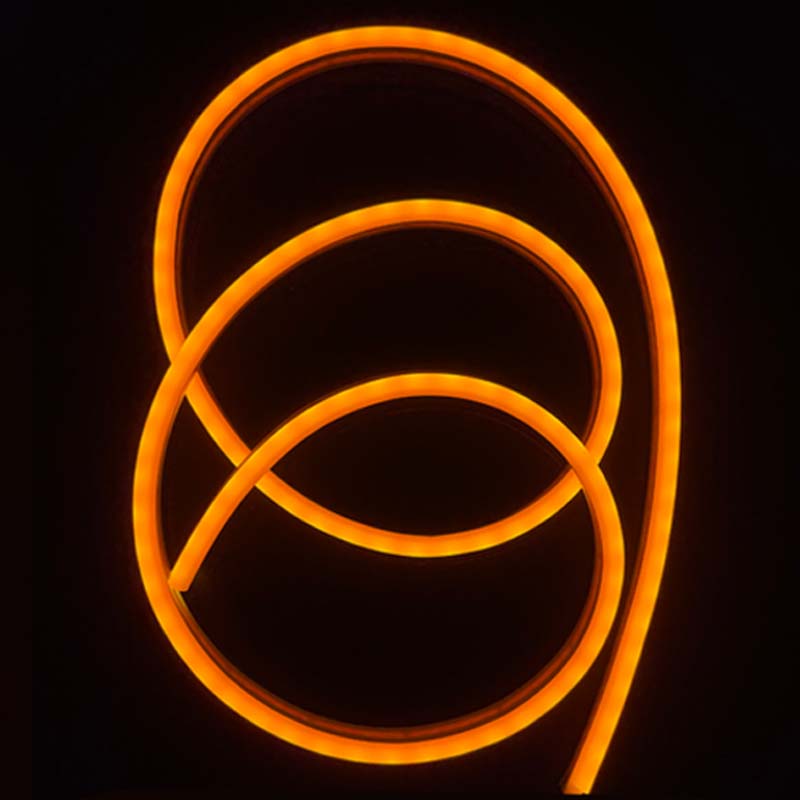 Orange Color Neon Flexible Strip Light 12V 