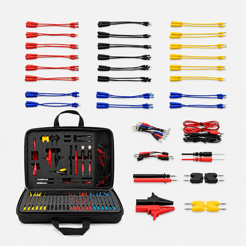 92-Piece Automotive Test Lead Kit - Auto Electrical Diagnostic Tool Set with Wire Connectors & Adapter Leads