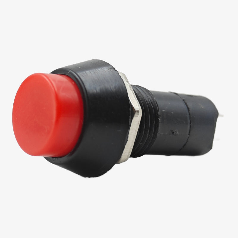 12mm Round Push Button Self Locking/ Latching Switch - Non Momentary