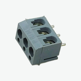 3 Pin PCB Mount Terminal Block Connector - 5mm Pitch
