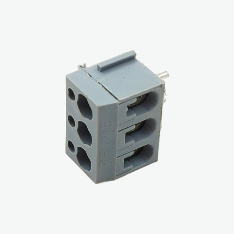 3 Pin PCB Mount Terminal Block Connector - 5mm Pitch