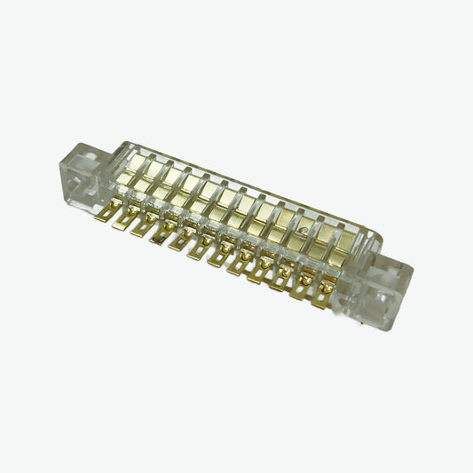 12 Contact Card Edge Connector(White) - 3.96mm Pitch 5A 300V