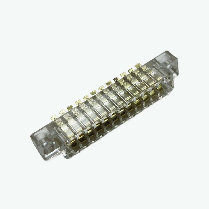 12 Contact Card Edge Connector (White) - 3.96mm Pitch 5A 300V