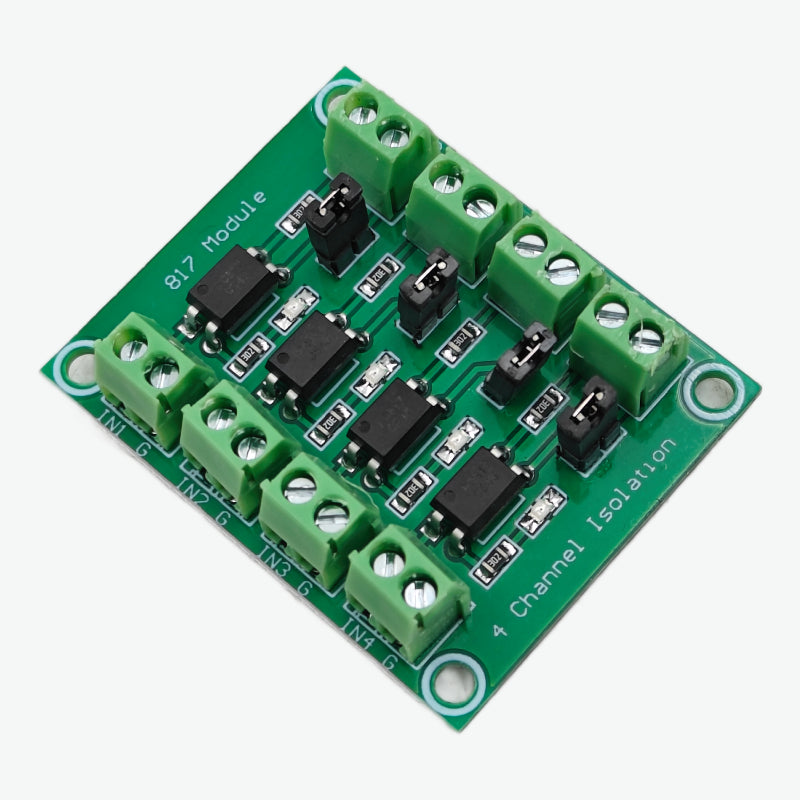 Octocoupler Module PC817 4-Channel Optocoupler Isolation Module – QuartzComponents