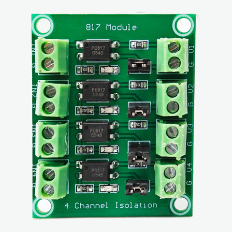 PC817 4-Channel Optocoupler Isolation Module