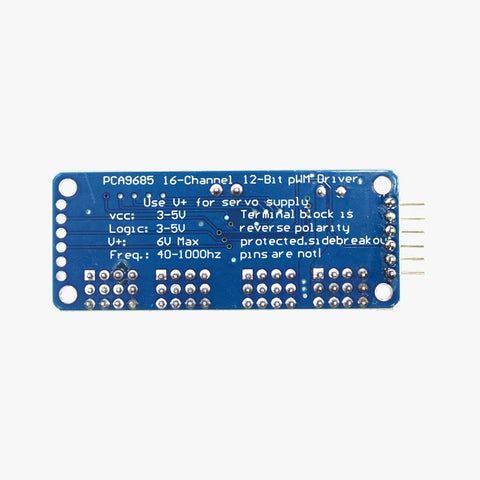 PCA9685 16-Channel 12-bit PWM/Servo Driver - I2C interface