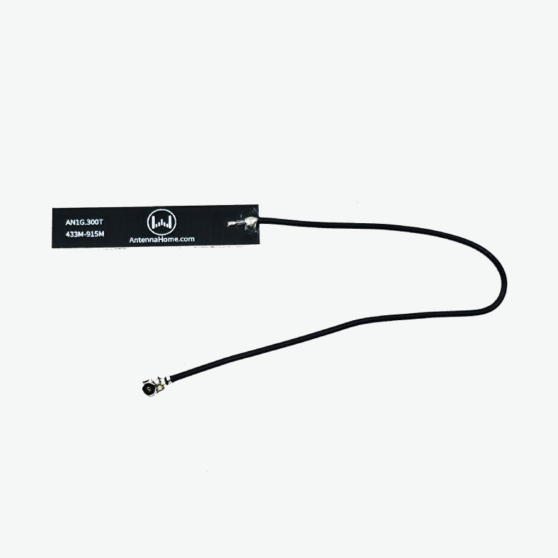 AntennaHome AH1G.300T PCB3608 433/868/915MHz 1.5dBi L120 1.13 Cable IPX Antenna
