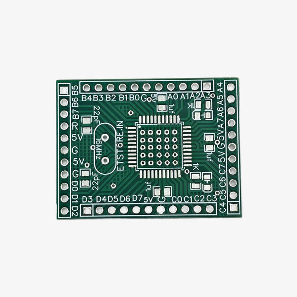 ATmega16A / ATmega32A SMD TQFP44 Breakout Board PCB