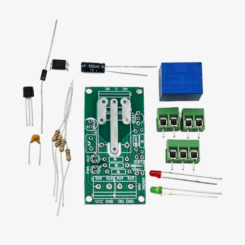 5V Relay Module with Optocoupler - Unsoldered Kit with PCB ...