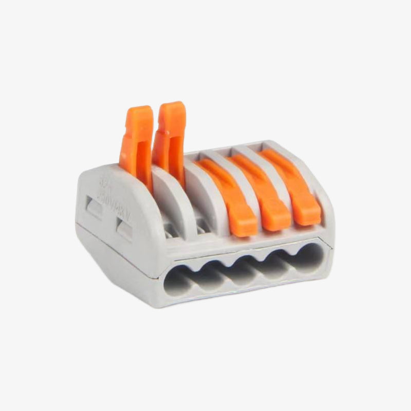 PCT-215 0.08-2.5mm 5 Pole Wire Connector Terminal Block with Spring Lock