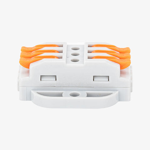 PCT-223-3 Stationary Type Quick Connection 3 Pole Wire Connector Terminal Block with Spring Lock Lever for Cable