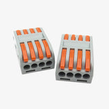PCT-224 (SPL-4) Quick Connection Terminal 4 Pole Wire Connector with Spring Lock Lever - 450V, 32A