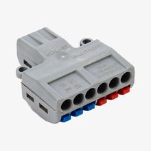 Load image into Gallery viewer, PCT-SPL-62 0.08-2.5mm 6:2 Pole Wire Connector Terminal Block with Spring Lock Lever for Cable